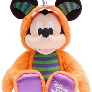 2025 Disney Mickey Mouse Plush - Orange and Purple Stripes